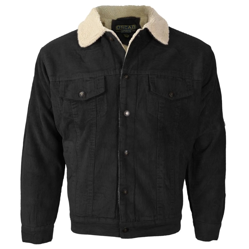 New w/ Tags Mens Thick Winter Fleeced Demin Button Jacket Multiple Sizes